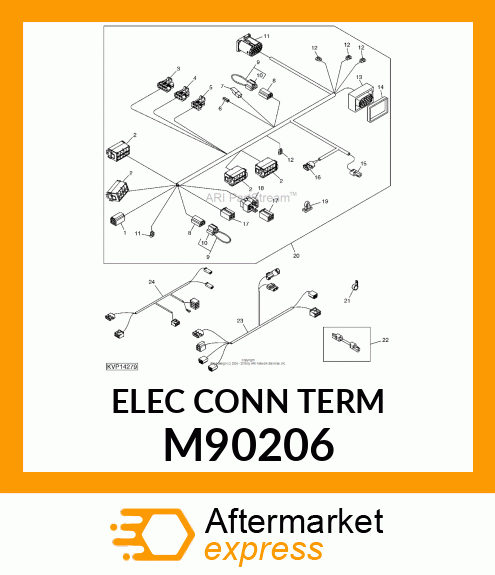 ELEC. CONNECTOR TERMINAL, 5 M90206