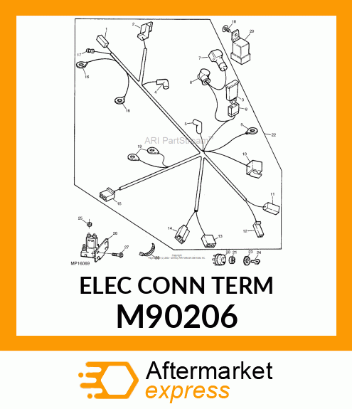 ELEC. CONNECTOR TERMINAL, 5 M90206