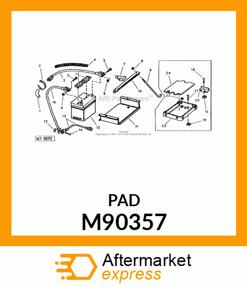 Pad M90357