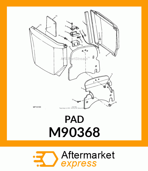 Spare part M90368 + Pad