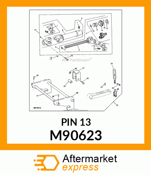 Pin Fastener M90623