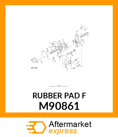 PAD, REVERSE FOOT M90861