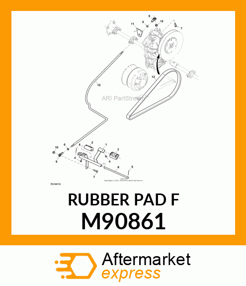 PAD, REVERSE FOOT M90861