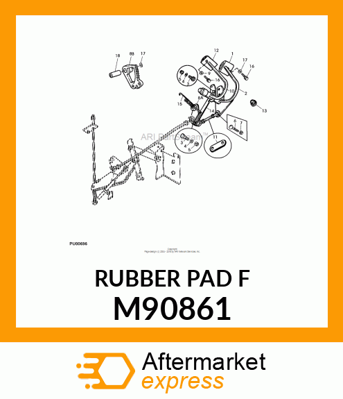 PAD, REVERSE FOOT M90861