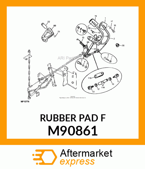 PAD, REVERSE FOOT M90861