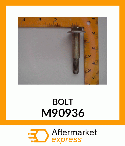 BOLT, REAR GAGE WHEEL SHOULDER M90936