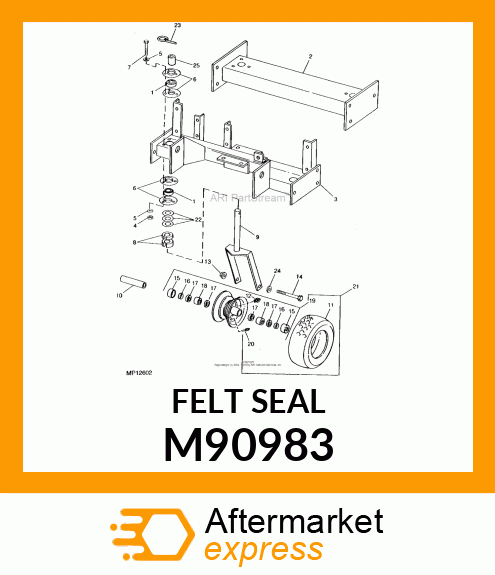 WASHER,FELT M90983