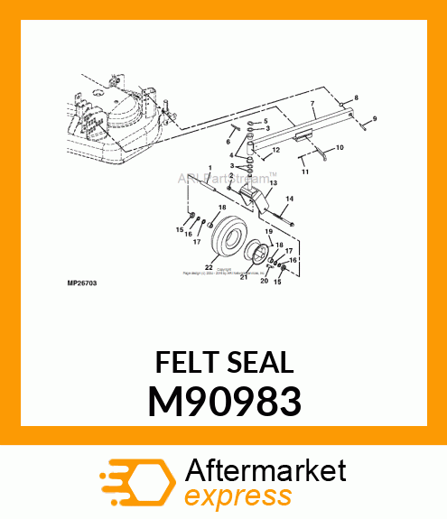 WASHER,FELT M90983