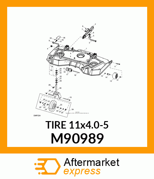 TIRE,11.00X4.00 M90989