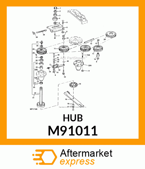 Hub - HOUSING, SPINDLE M91011