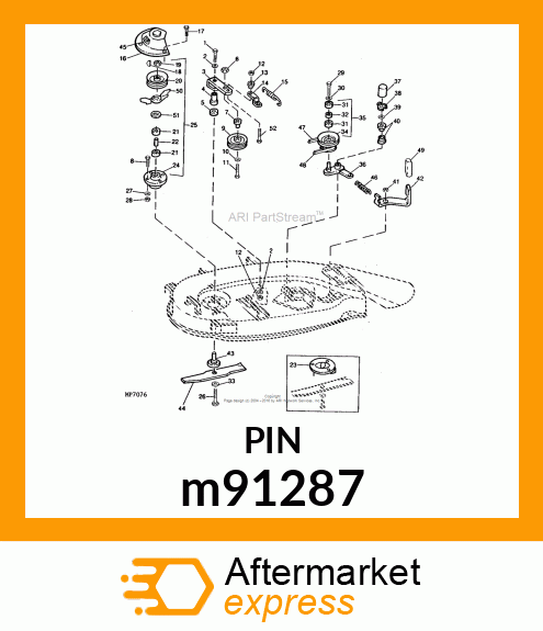 BUSHING, IDLER PIVOT m91287