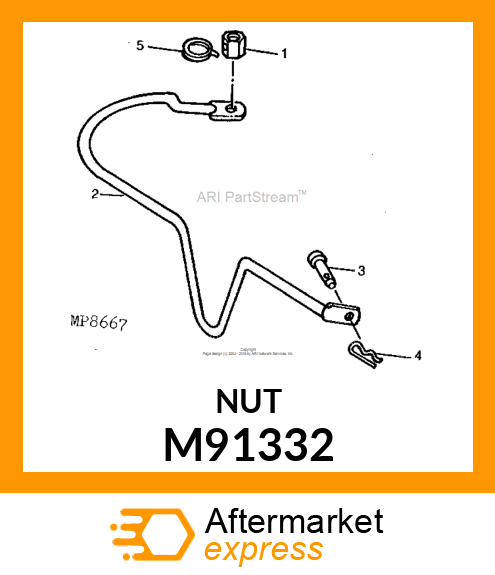 NUT, SHIELD M91332