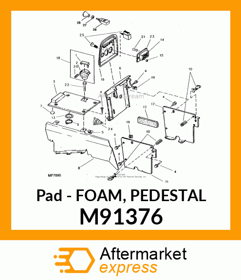 Foam Pedestal M91376