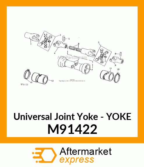 Universal Joint Yoke M91422