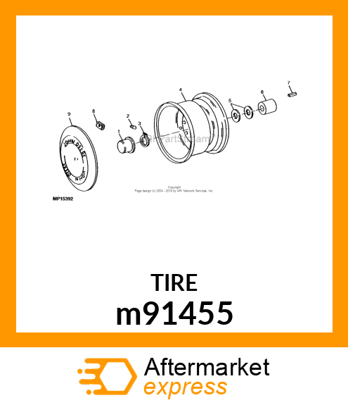 TIRE,18X6.50 m91455