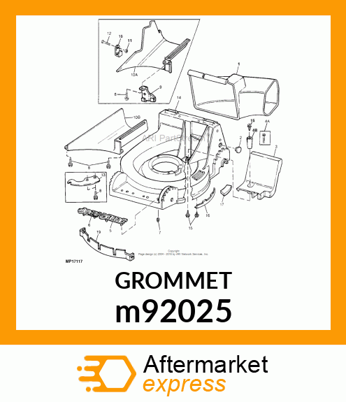 GROMMET, RUBBER m92025