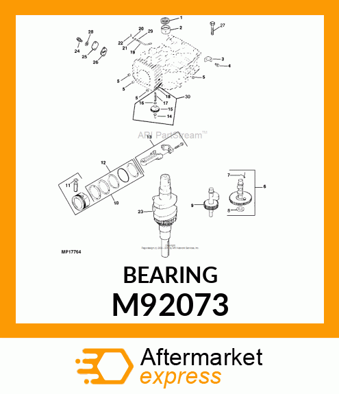 Bearing M92073