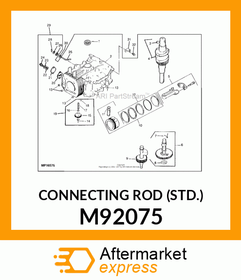 CONNECTING ROD (STD.) M92075