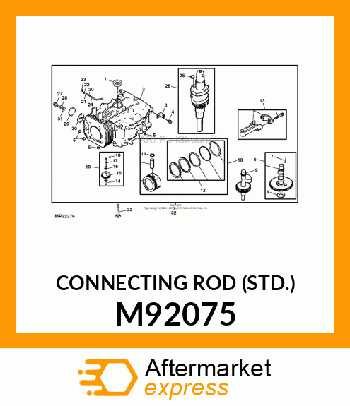 CONNECTING ROD (STD.) M92075