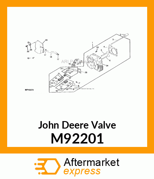 VALVE, EXHAUST M92201