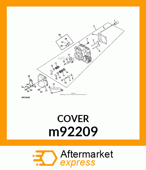 COVER, VALVE m92209