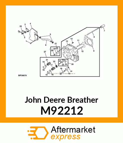 HOSE, BREATHER M92212