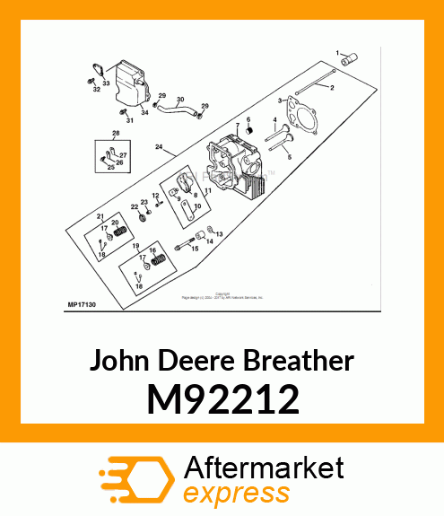 HOSE, BREATHER M92212