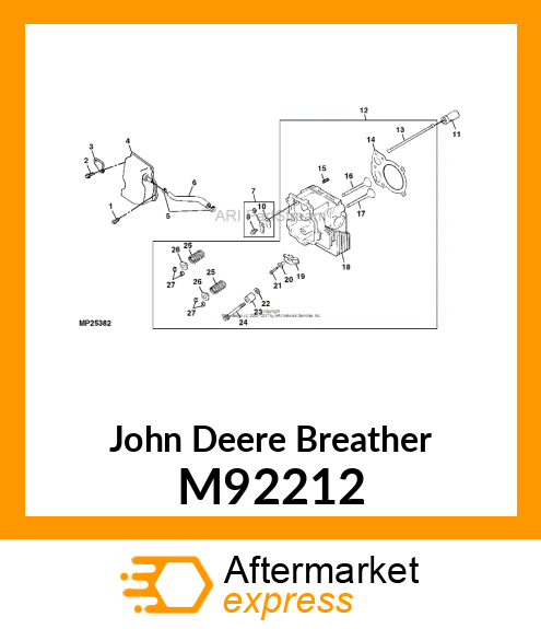 HOSE, BREATHER M92212