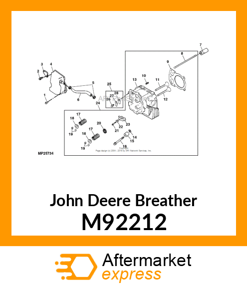 HOSE, BREATHER M92212