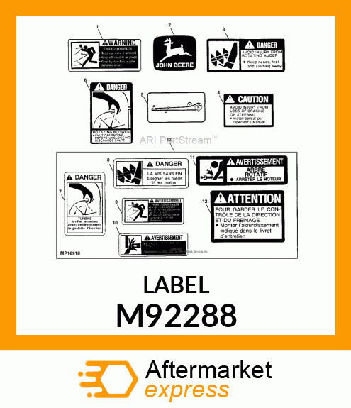 Label M92288