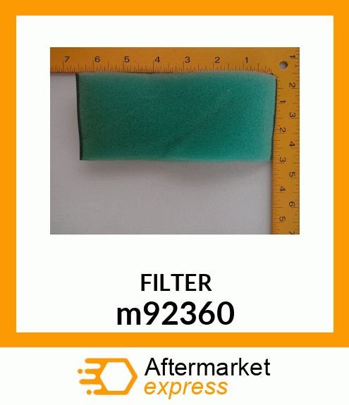 AIR FILTER, KIT,KOHLER AIR FILTER # m92360