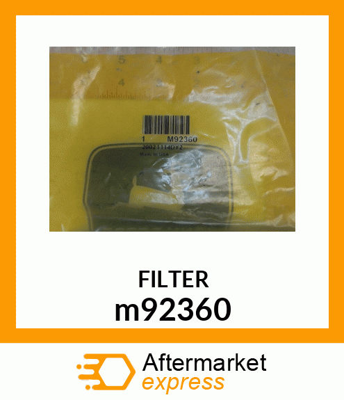 AIR FILTER, KIT,KOHLER AIR FILTER # m92360