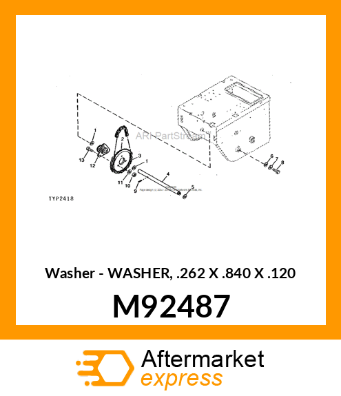 Washer M92487