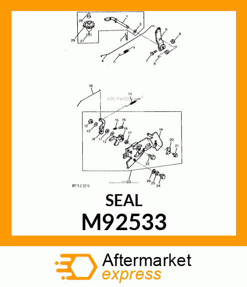 Lever M92533