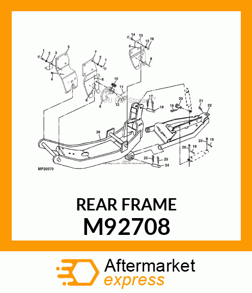 REAR FRAME M92708