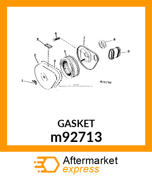 GASKET, AIR CLEANER m92713