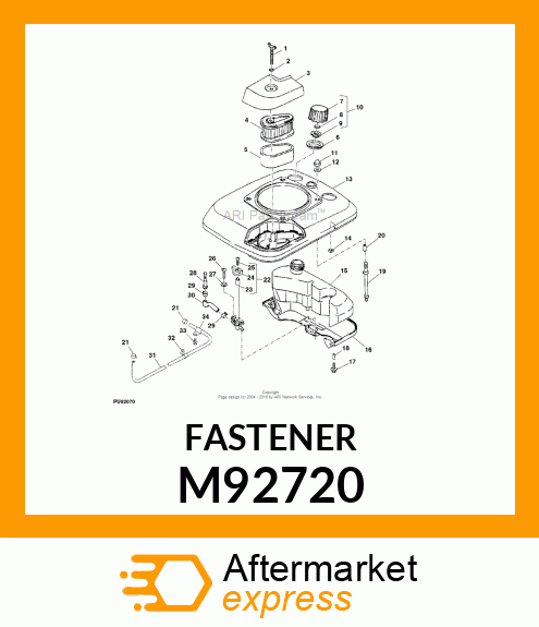 KNOB,FUEL SHUT M92720