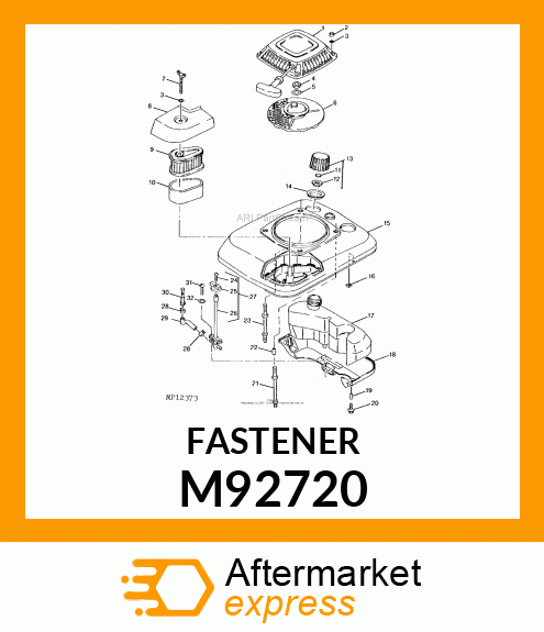 KNOB,FUEL SHUT M92720