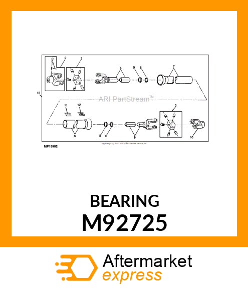 Bearing M92725