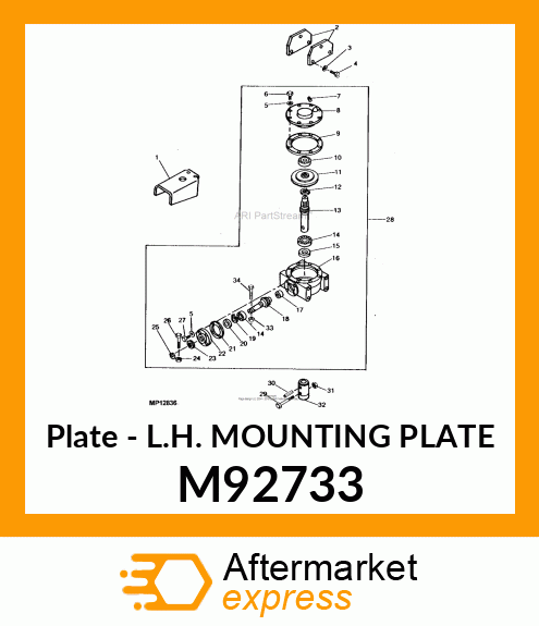 Plate M92733