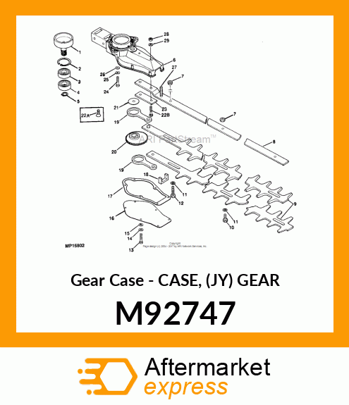 Gear Case M92747