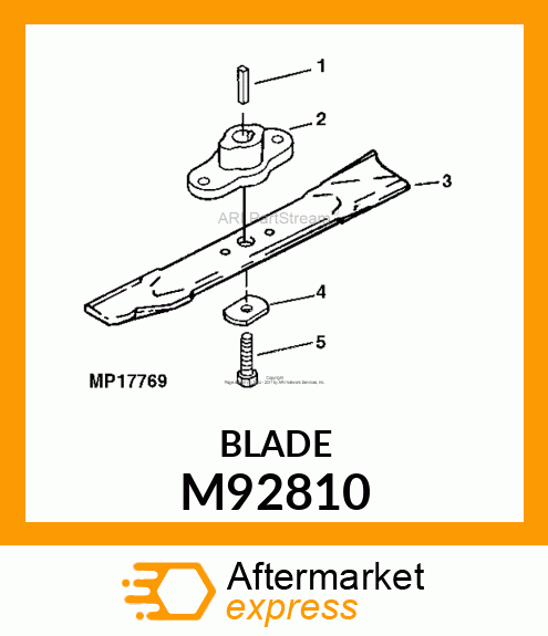 BLADE, LOW LIFT (EXP) # M92810