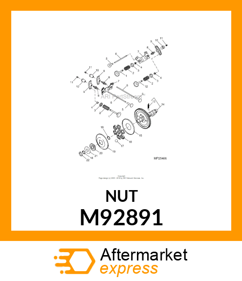 NUT M92891