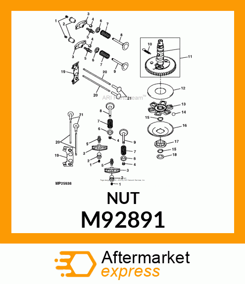 NUT M92891