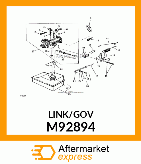 Link - GOVERNOR LINK M92894