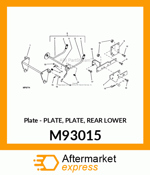 Plate M93015