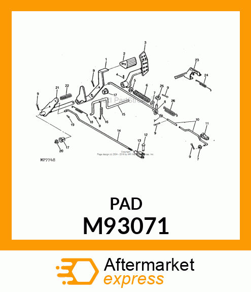 Pad M93071