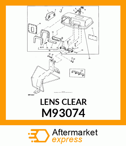 WINDOW, WINDOW, TOP HOPPER M93074