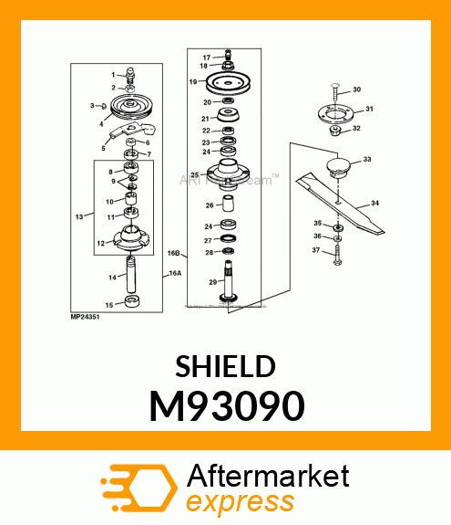 GUARD, ANTI WRAP M93090