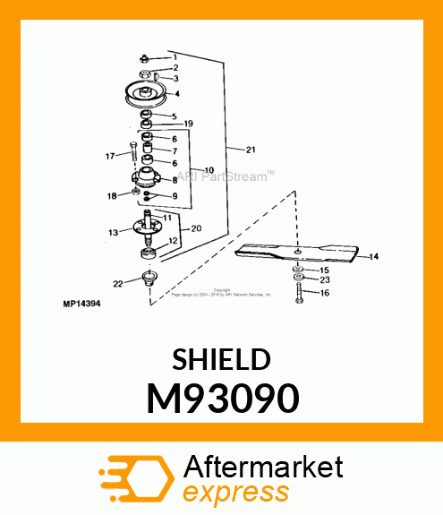 GUARD, ANTI WRAP M93090